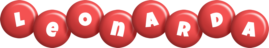 Leonarda candy-red logo