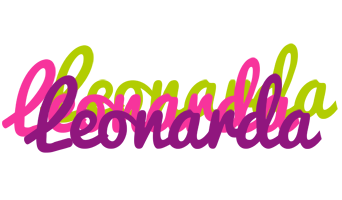 Leonarda flowers logo