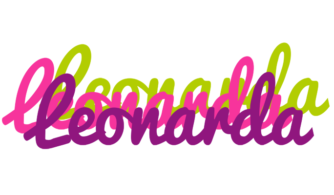 Leonarda flowers logo