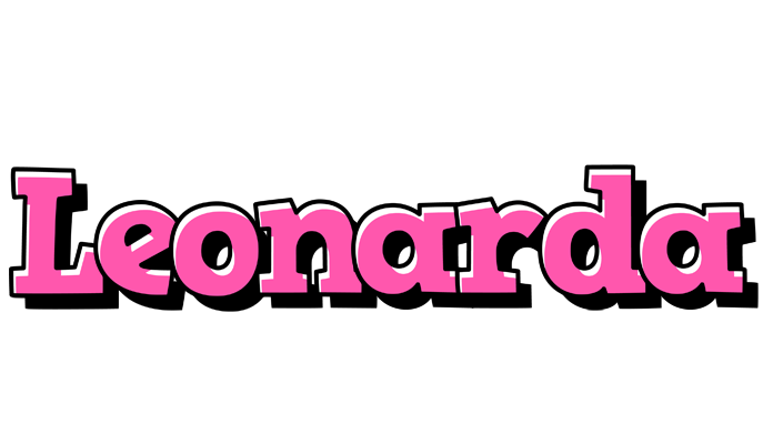 Leonarda girlish logo
