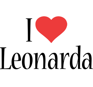 Leonarda i-love logo