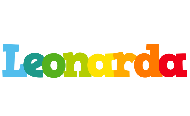 Leonarda rainbows logo