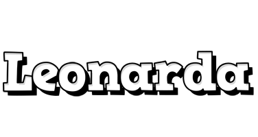 Leonarda snowing logo