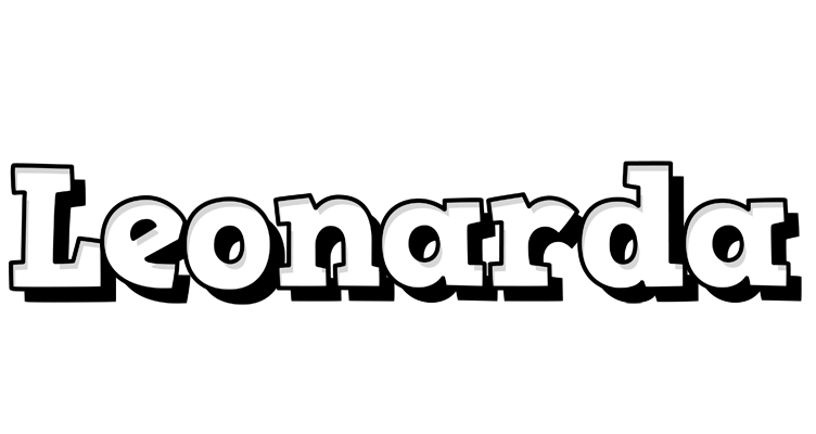 Leonarda snowing logo