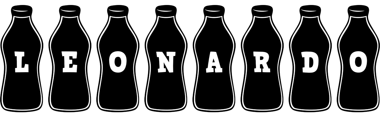Leonardo bottle logo