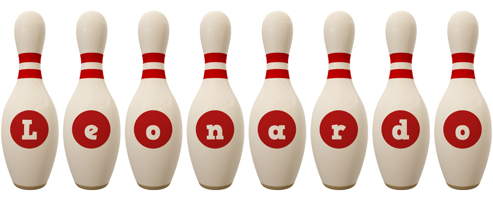 Leonardo bowling-pin logo