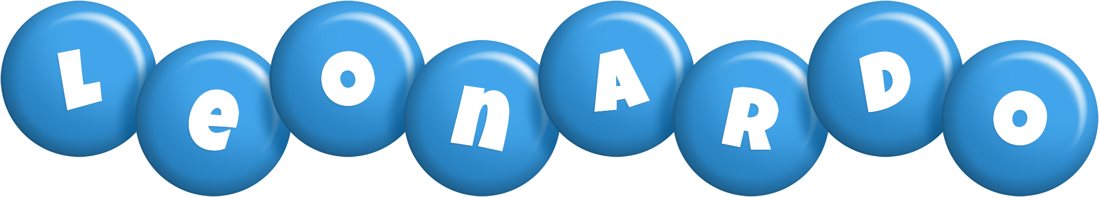 Leonardo candy-blue logo
