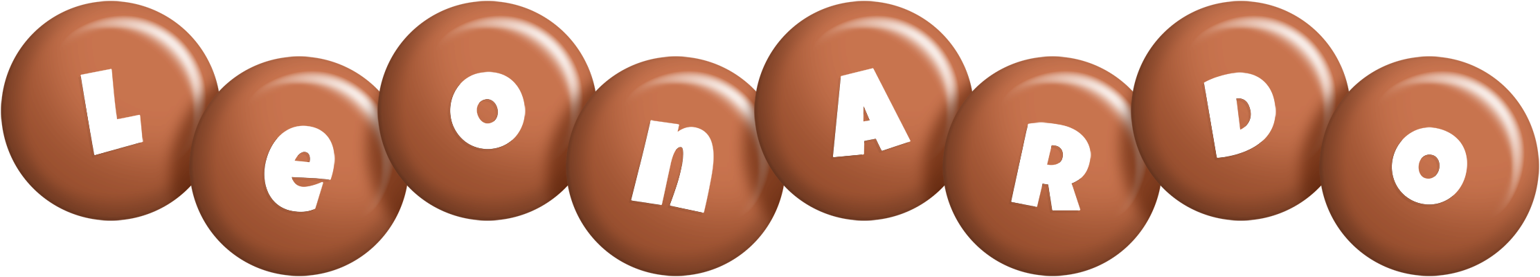 Leonardo candy-brown logo