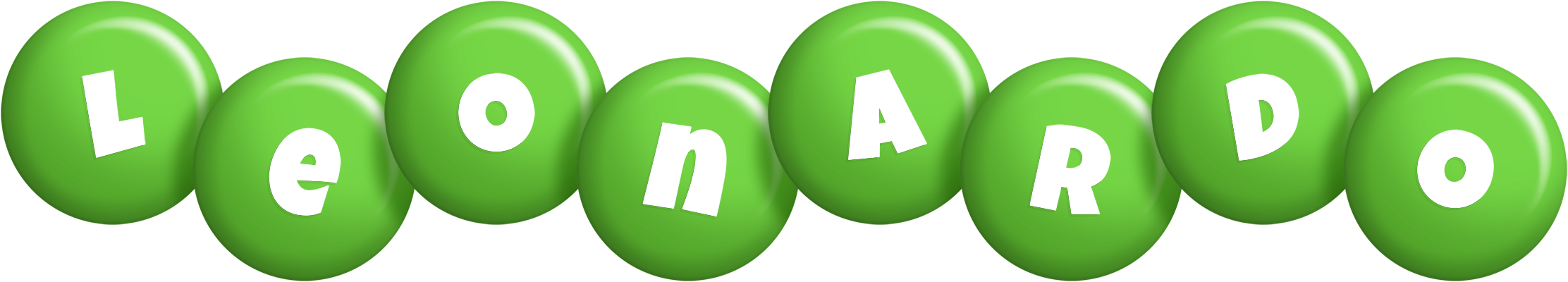 Leonardo candy-green logo