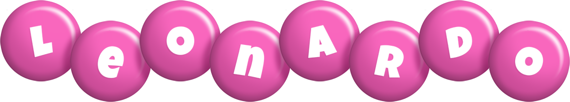 Leonardo candy-pink logo