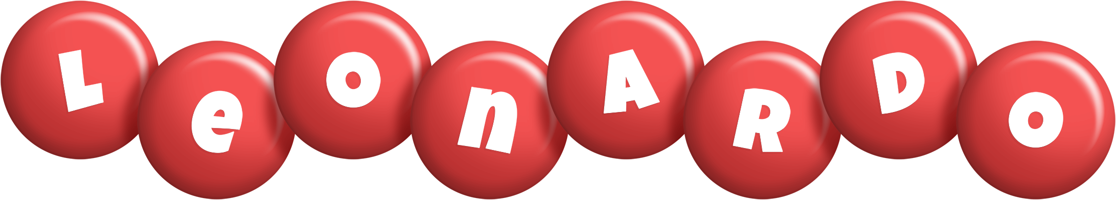 Leonardo candy-red logo