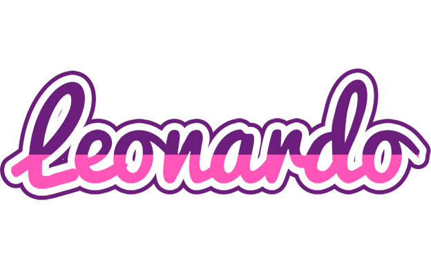 Leonardo cheerful logo