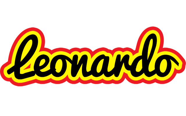 Leonardo flaming logo