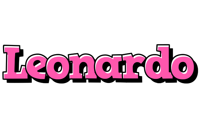Leonardo girlish logo