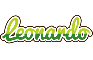 Leonardo golfing logo