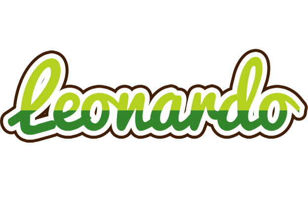 Leonardo golfing logo