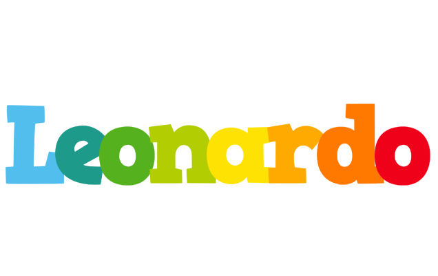 Leonardo rainbows logo