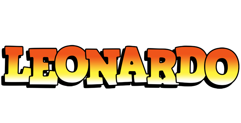 Leonardo sunset logo