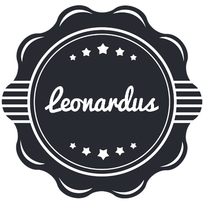 Leonardus badge logo