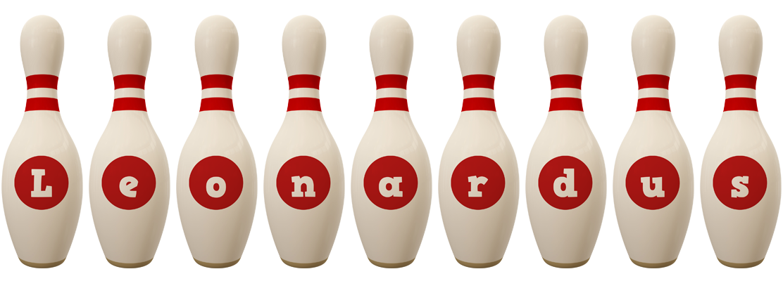 Leonardus bowling-pin logo