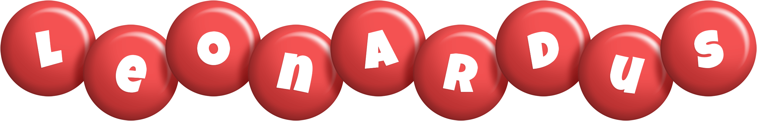 Leonardus candy-red logo