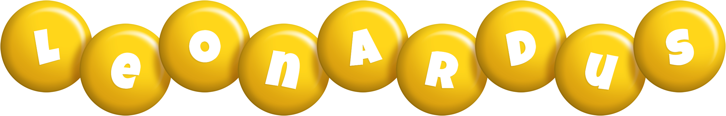 Leonardus candy-yellow logo