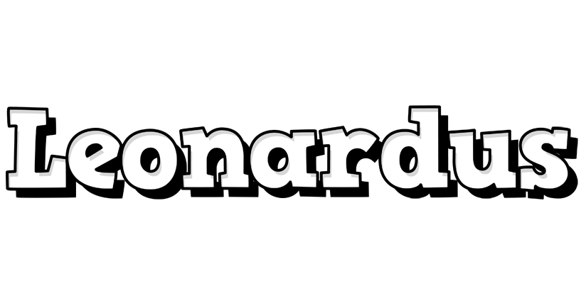 Leonardus snowing logo