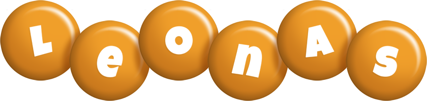 Leonas candy-orange logo