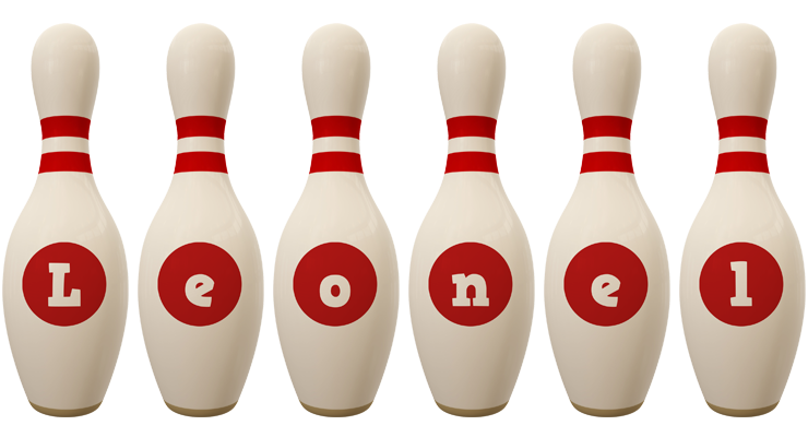 Leonel bowling-pin logo