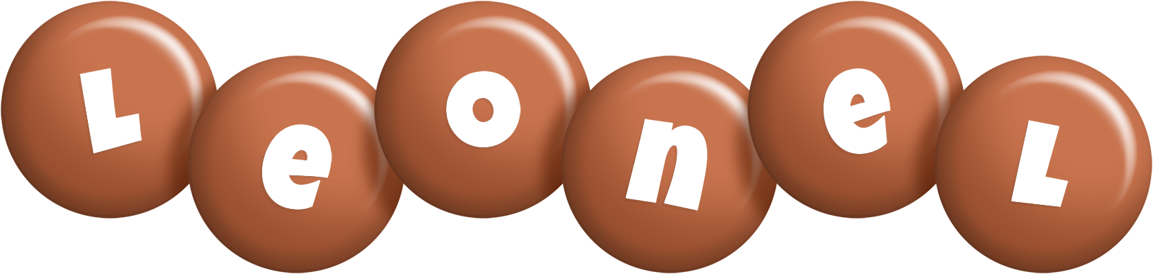 Leonel candy-brown logo