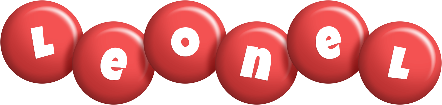 Leonel candy-red logo