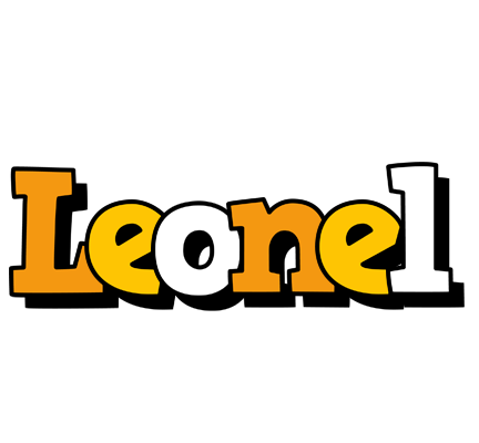 Leonel cartoon logo