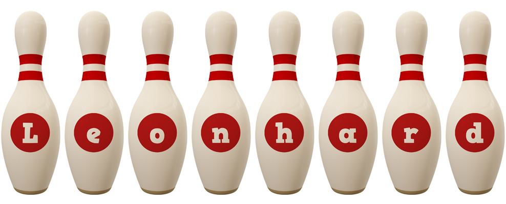 Leonhard bowling-pin logo
