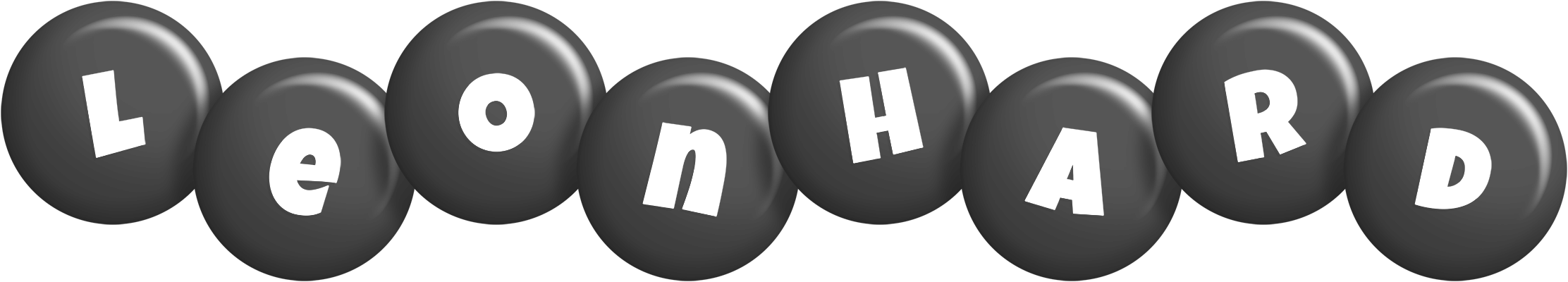 Leonhard candy-black logo