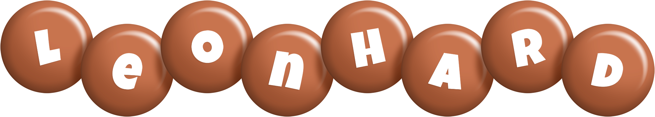 Leonhard candy-brown logo