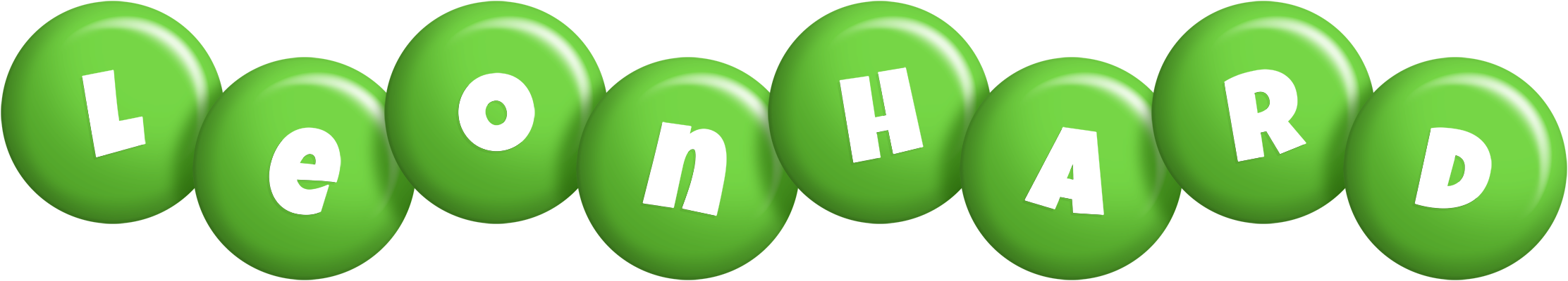 Leonhard candy-green logo