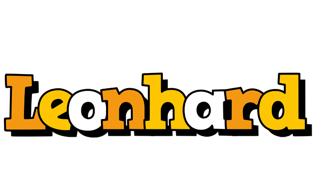 Leonhard cartoon logo
