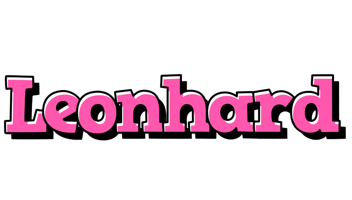 Leonhard girlish logo