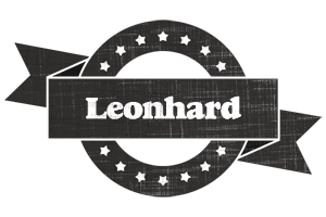 Leonhard grunge logo