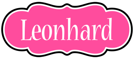 Leonhard invitation logo