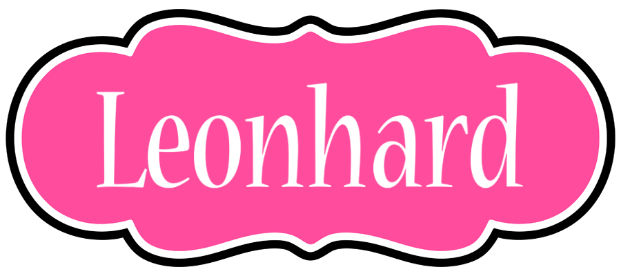 Leonhard invitation logo