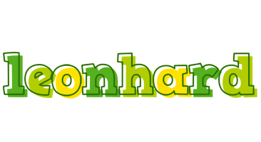 Leonhard juice logo