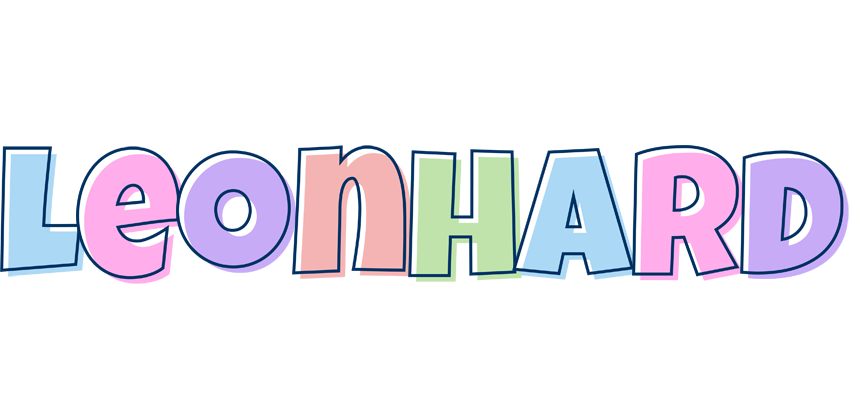 Leonhard pastel logo