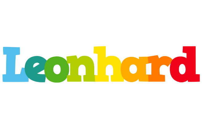 Leonhard rainbows logo
