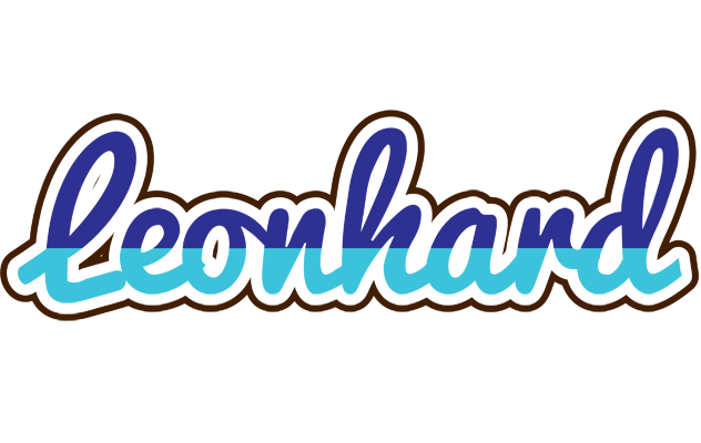 Leonhard raining logo