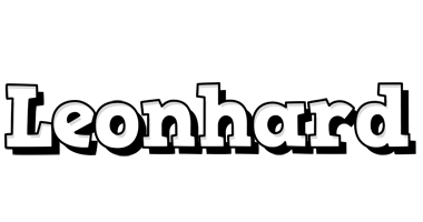 Leonhard snowing logo