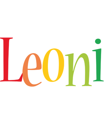Leoni birthday logo