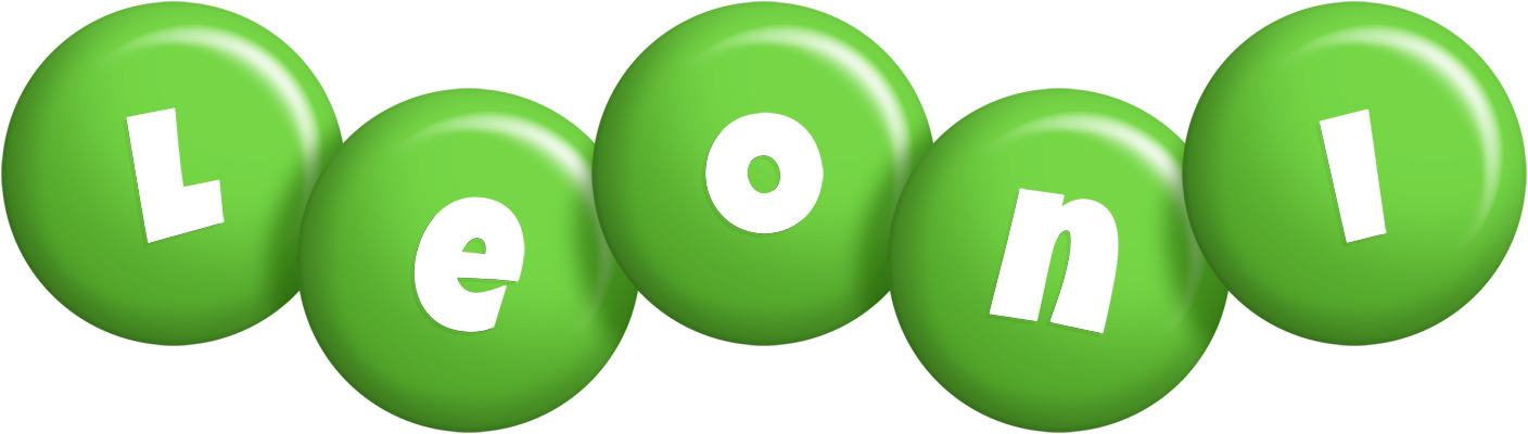 Leoni candy-green logo
