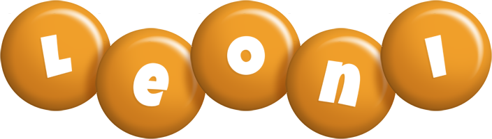 Leoni candy-orange logo