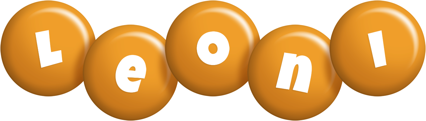 Leoni candy-orange logo